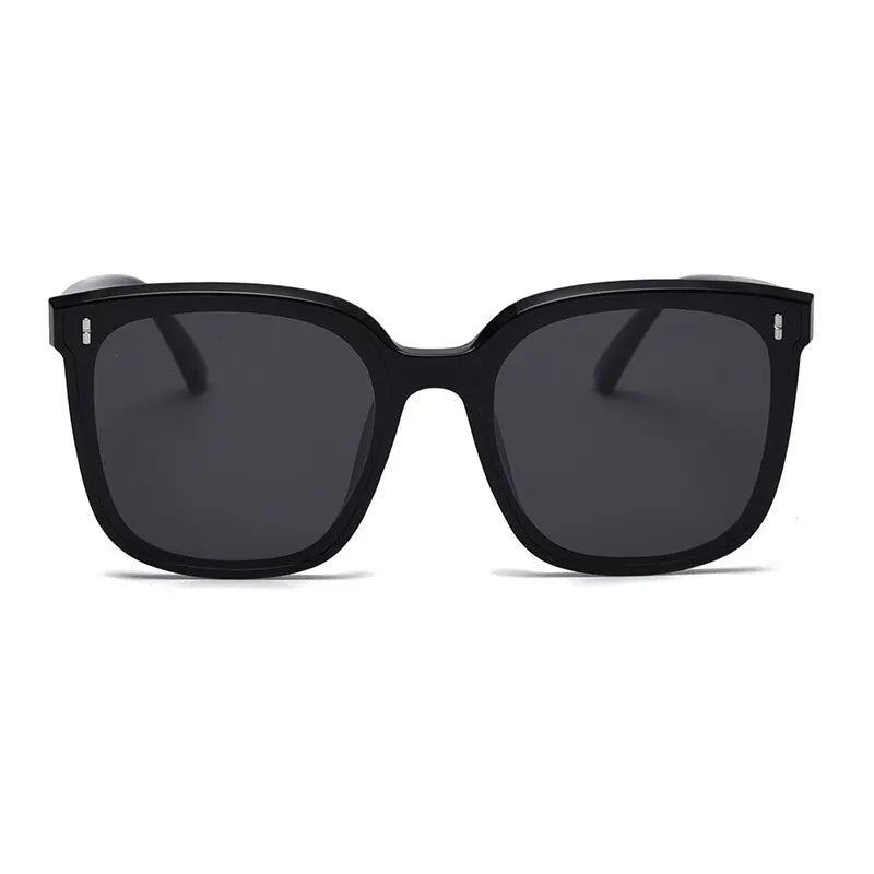 New Big Frame Óculos de sol para mulheres Moda Square Too Glasses Ladies Glasses Outdoor Sunshade Mirror for Men