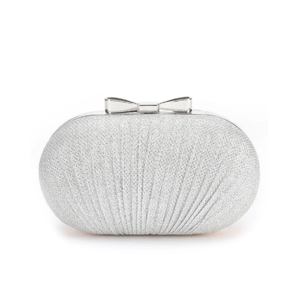 Bolsa de mão feminina para casamento, bolsa de festa à noite com corrente, bolsa de ombro elegante com strass em forma de ovo, bolsa de mão para banquete