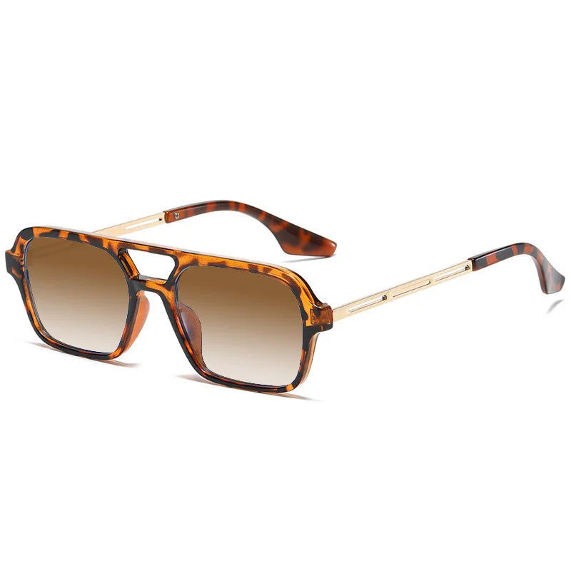 Moda punk óculos de sol feminino masculino quadrado festa óculos de sol clássico vintage uv400 praia viagem ao ar livre tons