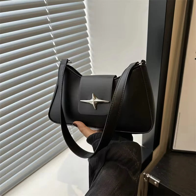 2025 clássico y2k pequena bolsa de luxo marca feminina bolsas vintage couro do plutônio sacos ombro para senhoras diárias saco axilas
