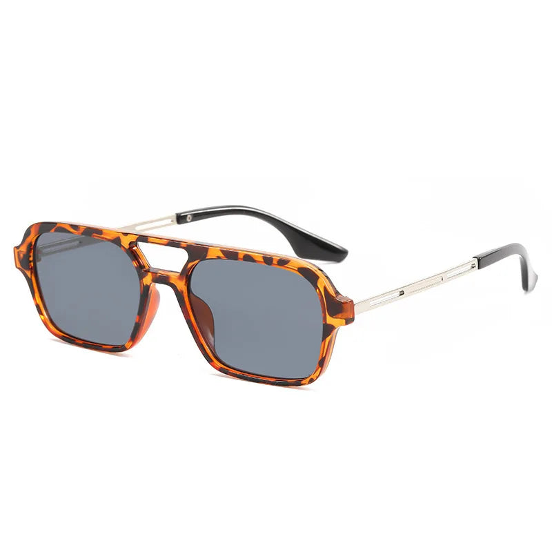 Moda punk óculos de sol feminino masculino quadrado festa óculos de sol clássico vintage uv400 praia viagem ao ar livre tons